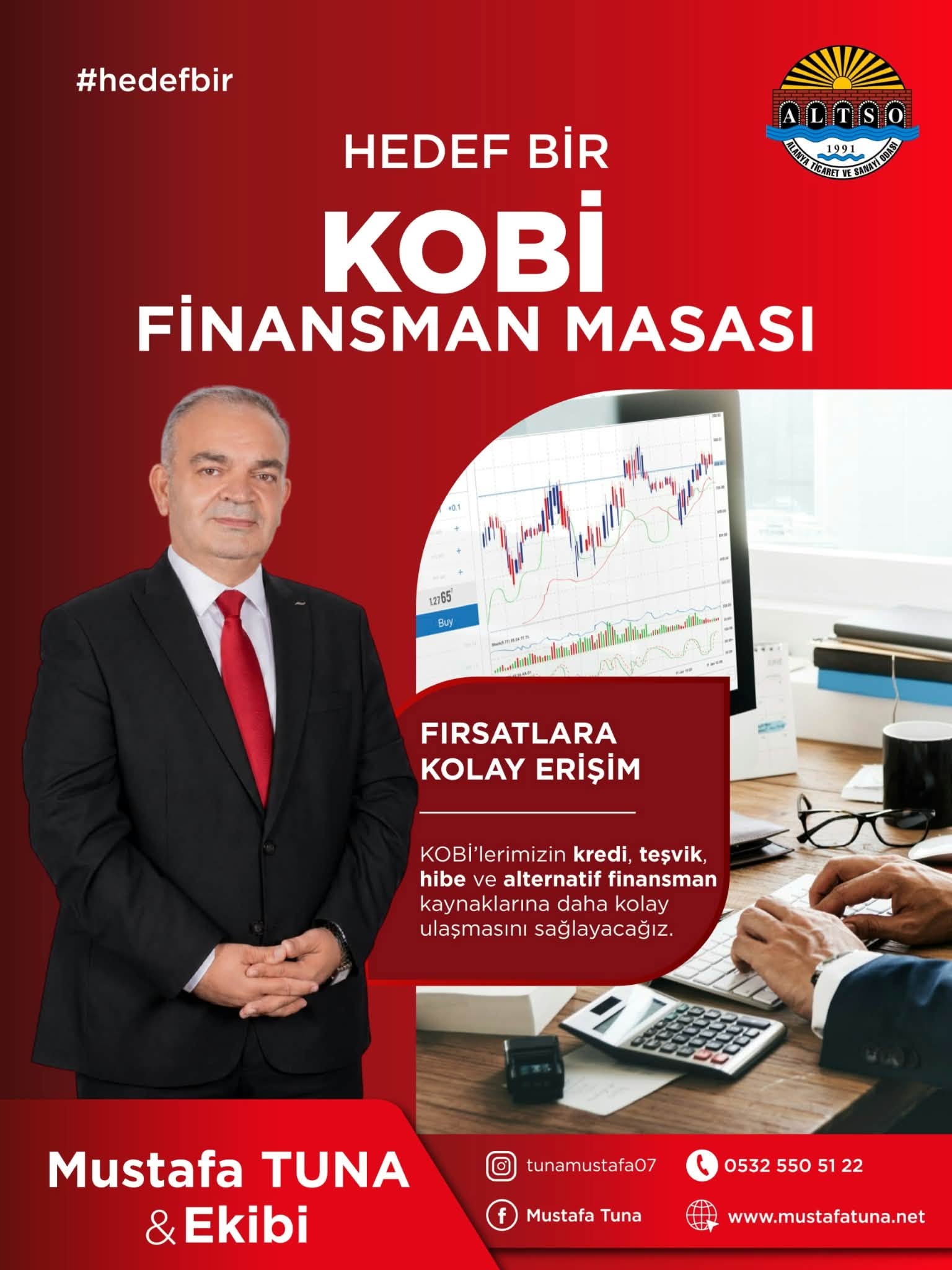 MUSTAFA TUNA: “ÜYEMİZİN FİNANSMANA ULAŞMASI İÇİN ELİMİZDEN GELEN BÜTÜN GÜCÜ KULLANACAĞIZ...