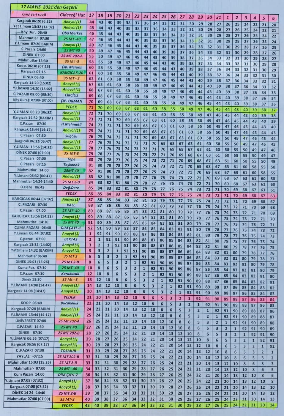 17 MAYIS 2021 ALANYA HALK OTOBUSU ÇALIŞMA SAATLERİ 2 897f3