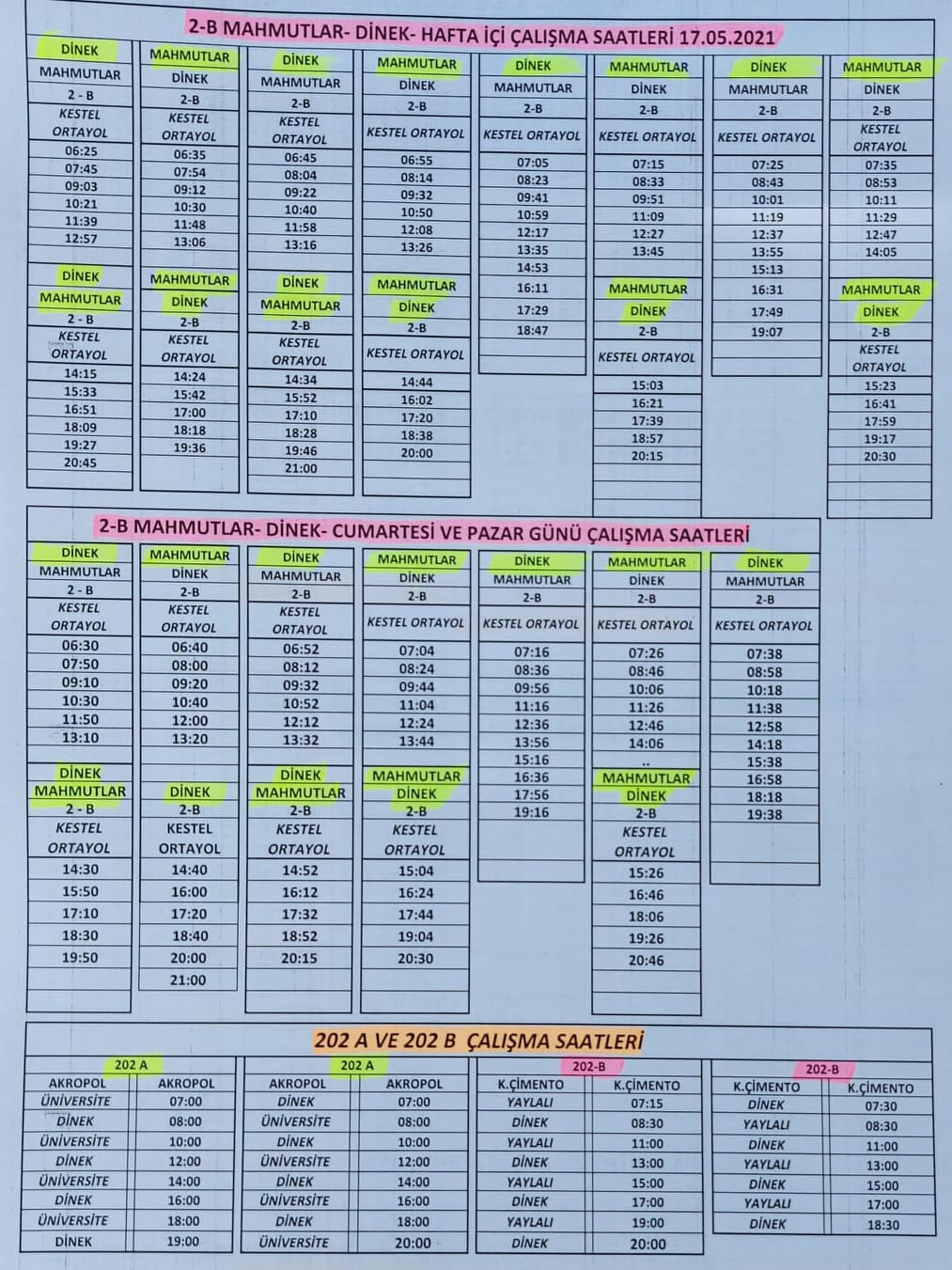 17 MAYIS 2021 ALANYA HALK OTOBUSU ÇALIŞMA SAATLERİ 5 9906c