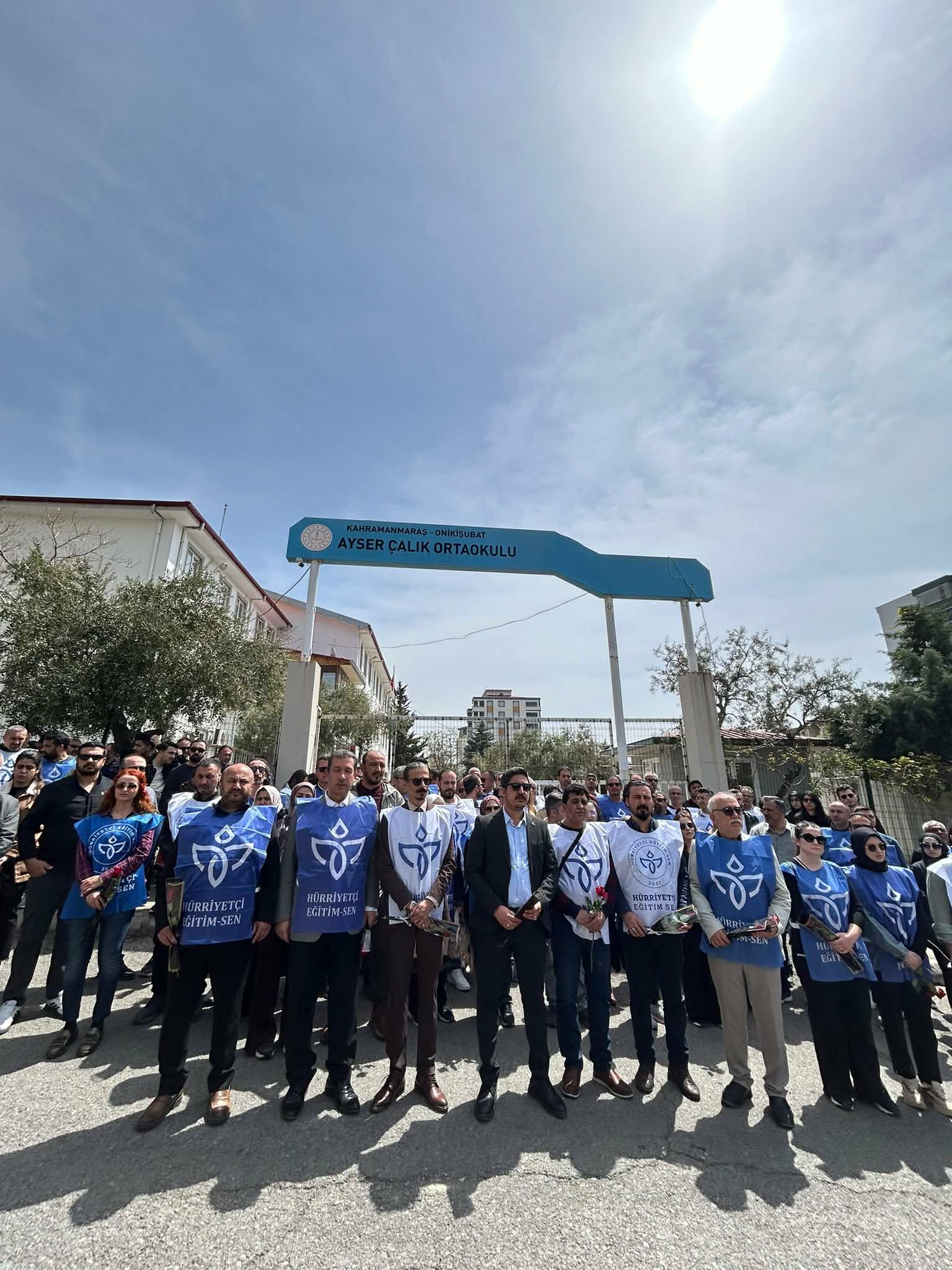 ALANYALI EĞİTİM SENDİKASI KATLİAM OKULUNDA...