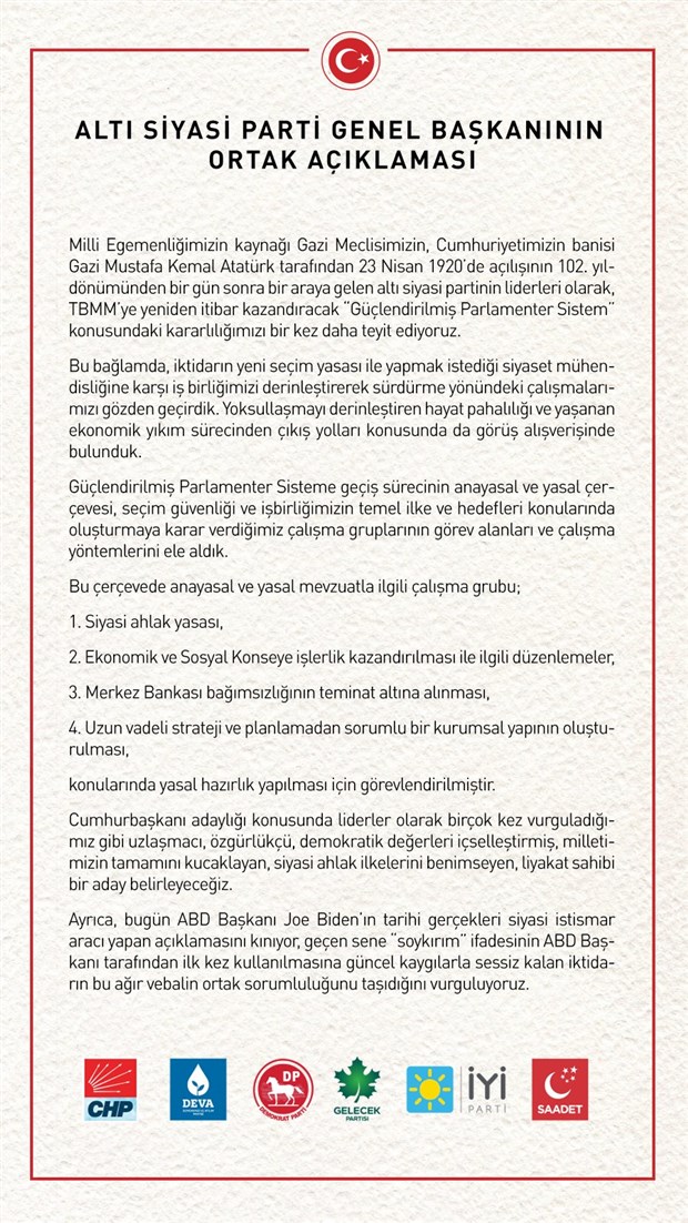 6 liderin üçüncü buluşma açıklaması 3 d929a