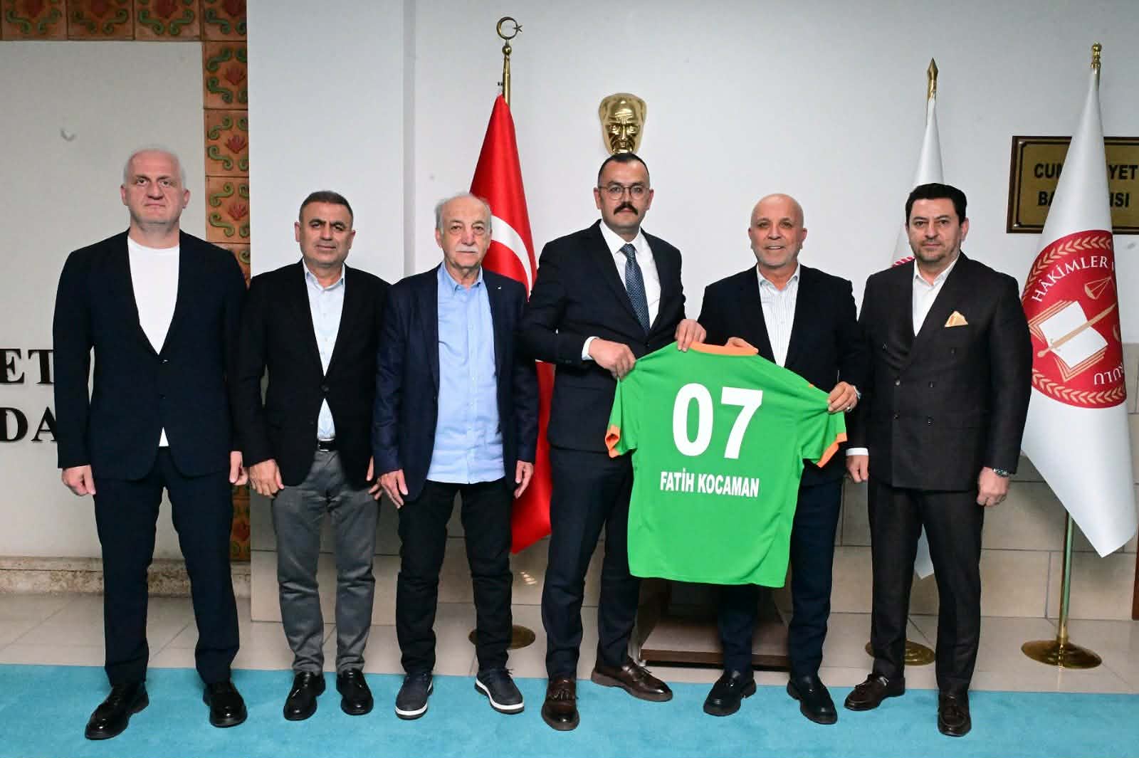 Alanyaspor'dan Başsavcı Kocaman'a ziyaret...