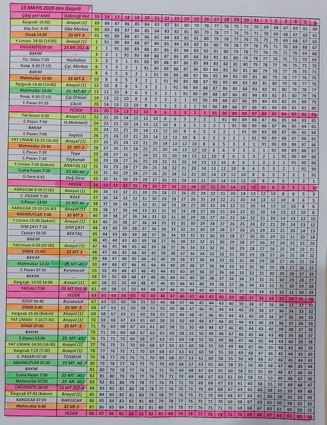 OTOBÜS ÇALIŞMA ÇİZELGELERİ 1 97878358 173735050639084 1228979774781652992 n 1b6d0