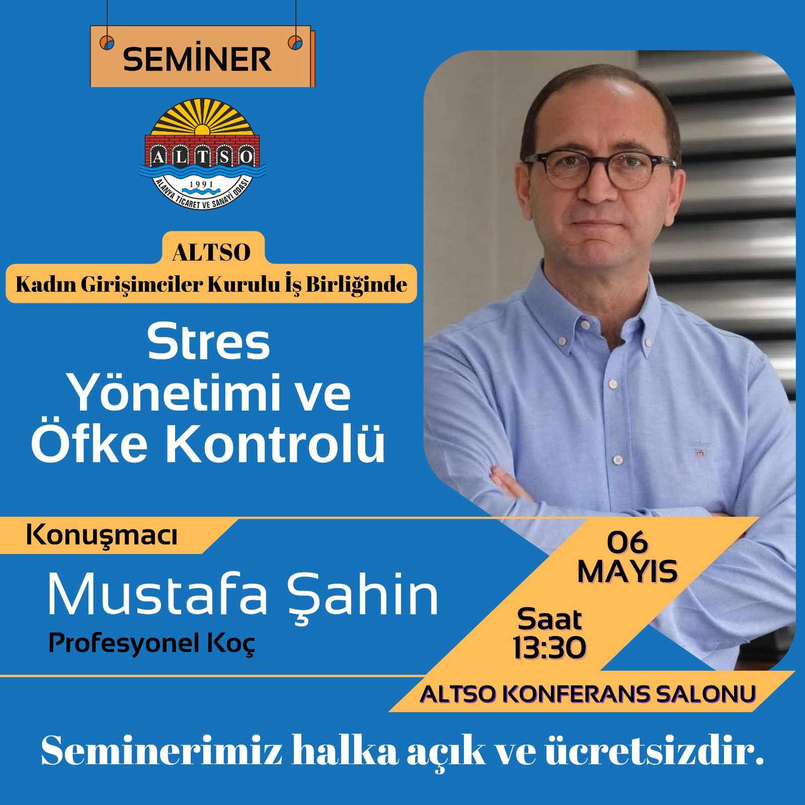 STRES YÖNETİMİ VE ÖFKE KONTROLÜ SEMİNERİ...