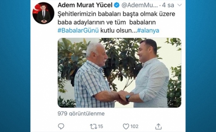 YÜCEL VE BABASI 1 baskan yucel babasi ile mesaj verdi h37434 5935b ffe70