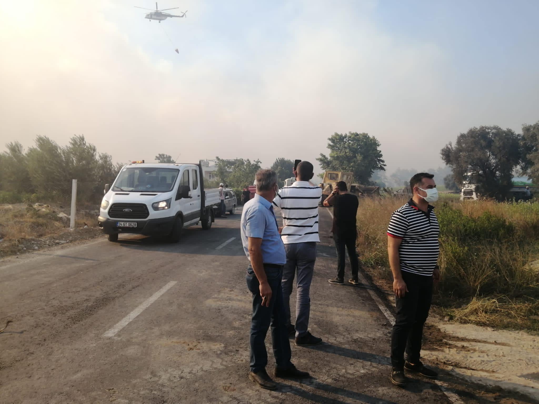 başkan yücel manavgat yangın yerinde 5 7b8a6