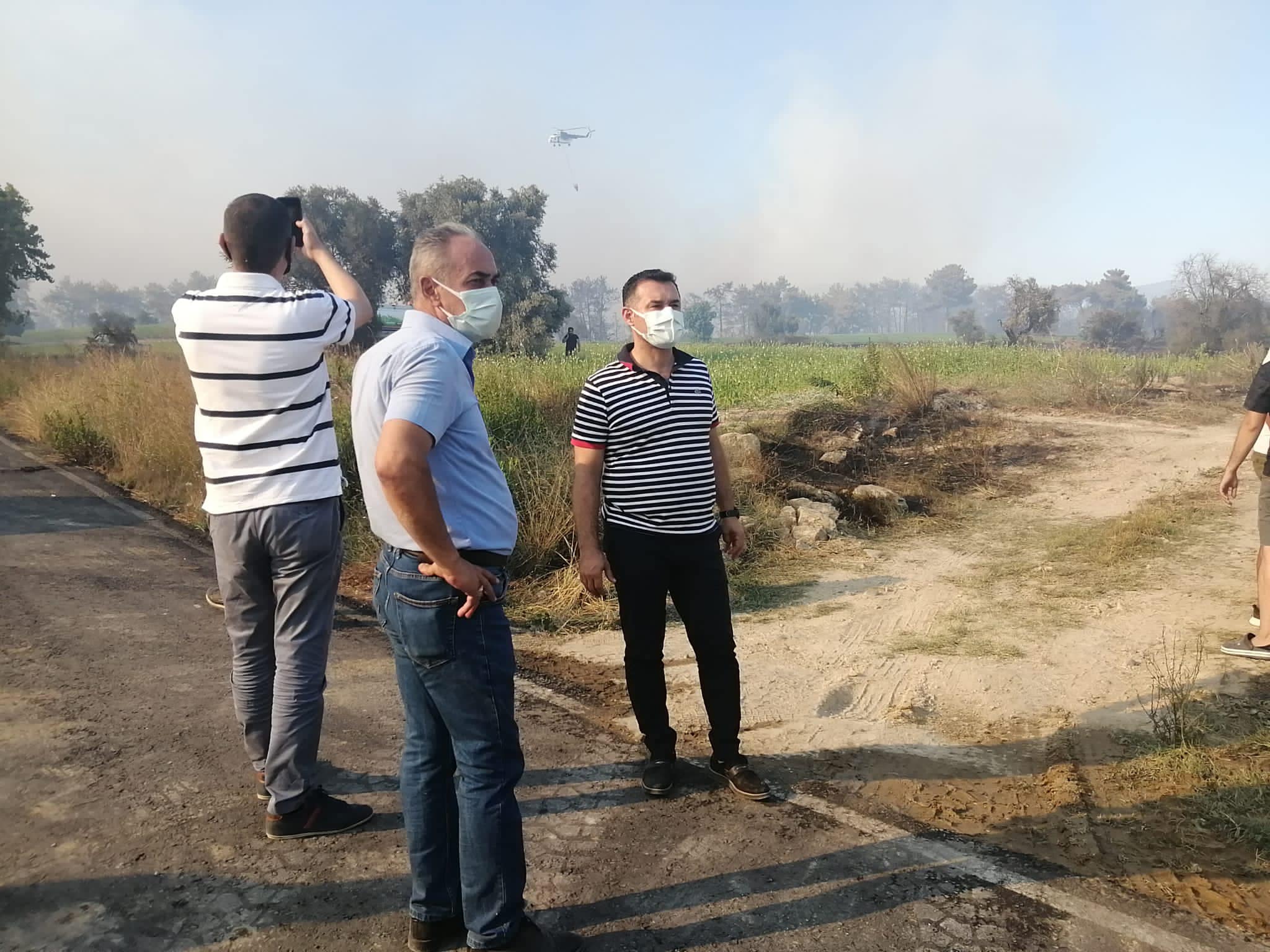 başkan yücel manavgat yangın yerinde manşet 4b606