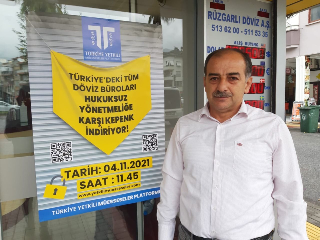 dövizciler protestoda 3 başkan 75378