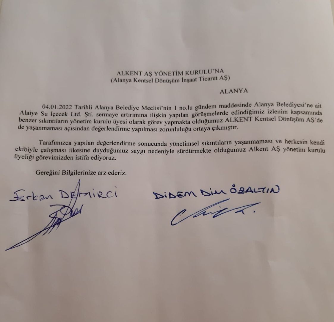 istifa ettiler dilekçe 9a91a