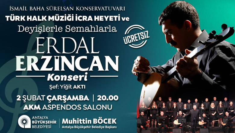 Erdal Erzincan ile türkü dolu gece...