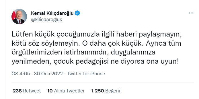 kılıçdaroğlu çocuk twıtı 5a0ef