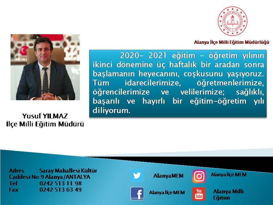 yuz yuze eğitim başladı 3 müdür mesajı a4d84