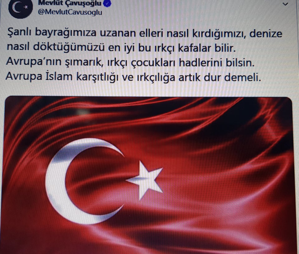 ÇAVUŞOĞLUNDAN YUNANA TEPKİ TWITI84140166 3128477160506229 905442615678205952 n b6333