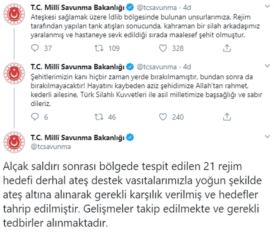 İDİB ŞEHİDİ TWIT 1 22ŞUBAT 2020 msb twitter 1 c4fa8
